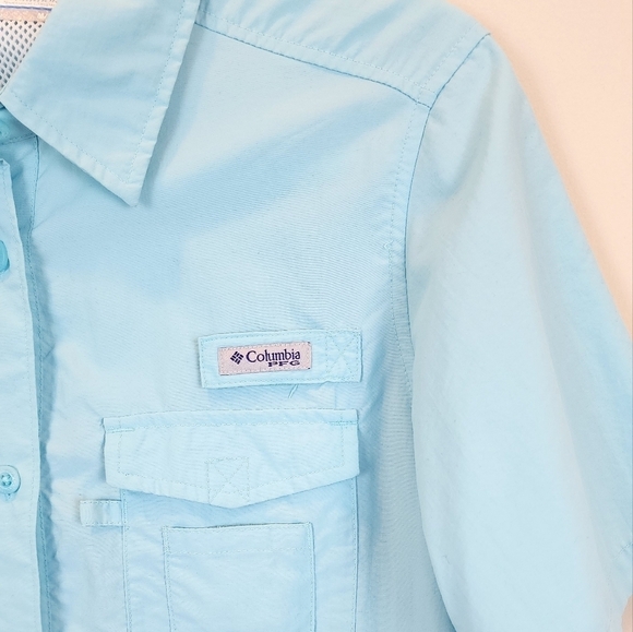 Columbia Light Blue Women’s Shirt - Picture 6 of 10